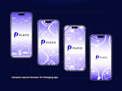 Dynamic Launch Screen: EV Charging App
