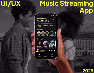 First Class Music Streaming App
