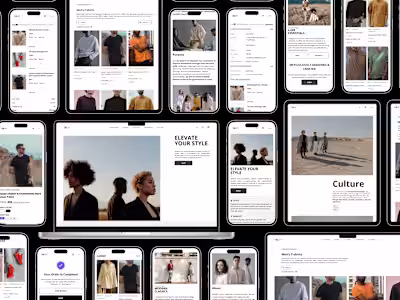 Web Design for Fashion Retailer (e-commerce)