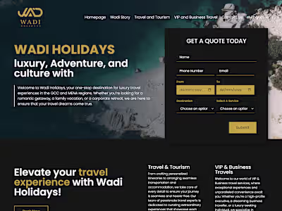 وادي للعطلات Wadi Holidays