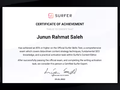 Certified Surfer SEO and Semrush SEO