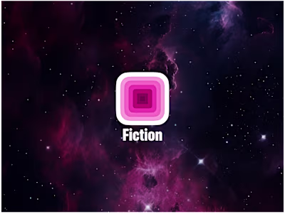 Fiction - Mobile App Design