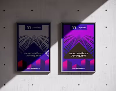 UniqueBox - Real estate Brand identity design