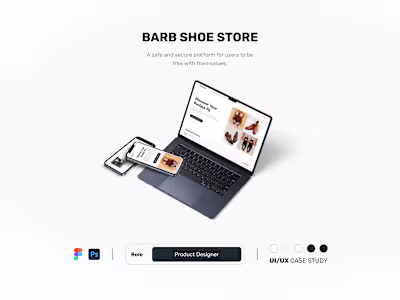 Barb Shoe Store - Ecommerce Web Application (UI/UX)