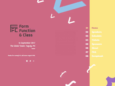 Creative Event Website