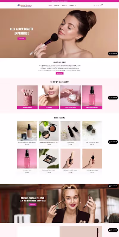 Shopify Beauty store