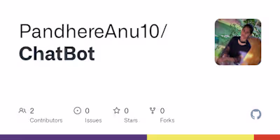 GitHub - PandhereAnu10/ChatBot