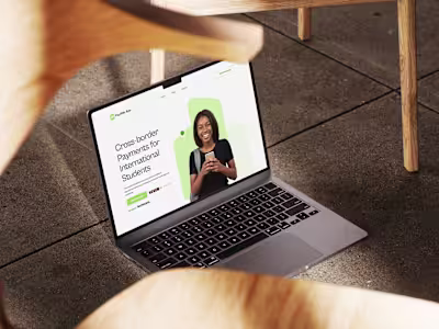 Pay4me App Landing Page Redesign