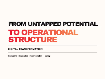 From untapped potential to operational structure 