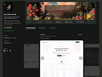 Portfolio refresh ✅ Open for part-time projects for 2026, if...