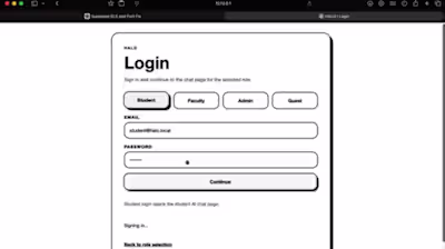 I designed and built the