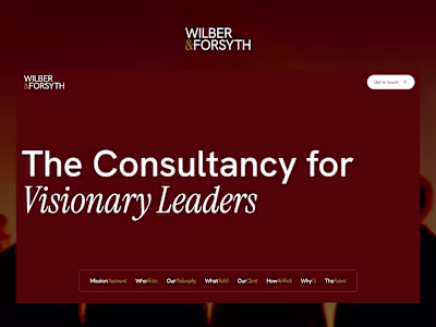 Wilber & Forsyth Website Development