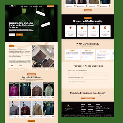 Grandeur Website Revamp (Landing Page)