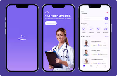 Presenting VytalCare, a HealthTech mobile app that brings he...