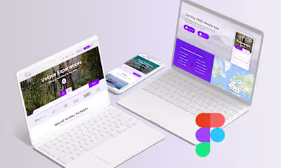 UI and UX Design for Holidays website 