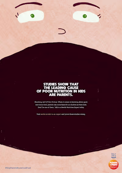 #HelpParentsKnowGoodFood - Power of Print '18 shortlist :: Beha…