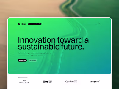 Bleiz Microsite Development