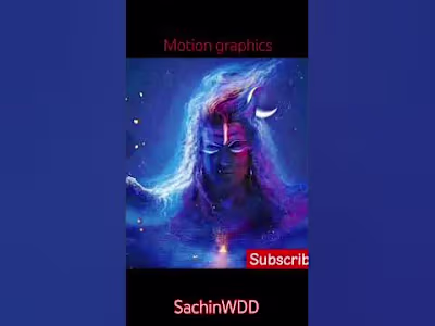 motion graphics for lord Shiv 🙏 