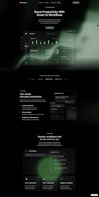 Currently working on a website