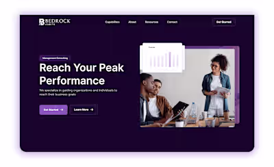 Webflow Design & Development for Bedrock Assets