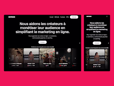 Sleek Modern Landing Page for Maximum Impact