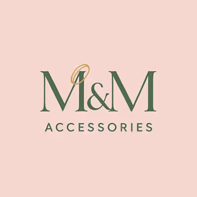 M&M Accessories: Modern Jewelry Brand Logo Design