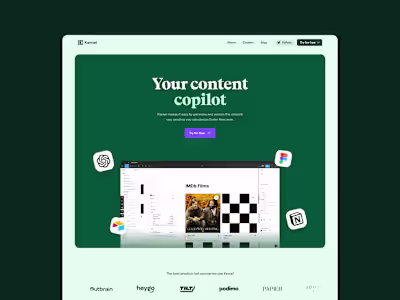 Kernel · Website design & build