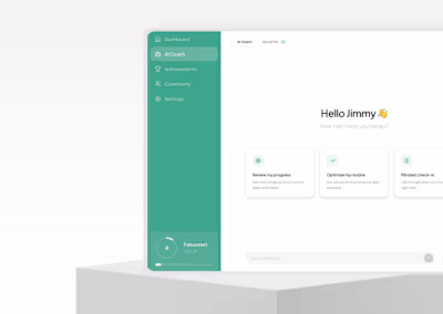 AI Habit & Performance Dashboard — Built with Lovable.dev