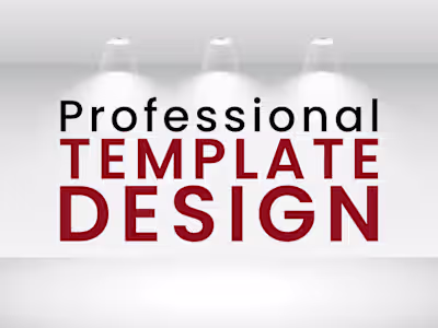 Professional Template Design