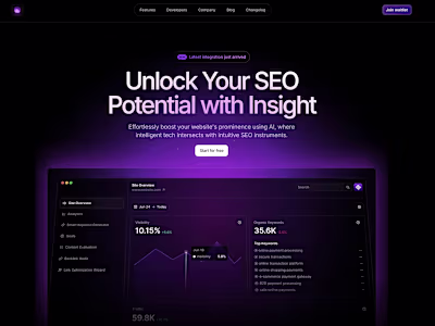InsightEdge Landing Page