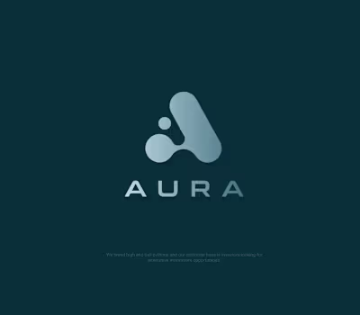Aura Logo design for Investment and Technology Company