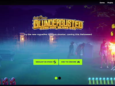Dark Tonic Games Studio Website Redesign