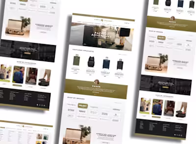 Custom Shopify Development - Fink's Luggage