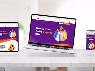 The Shoppers website UI Design and Development