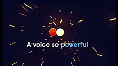 Kinetic typography and motion design 