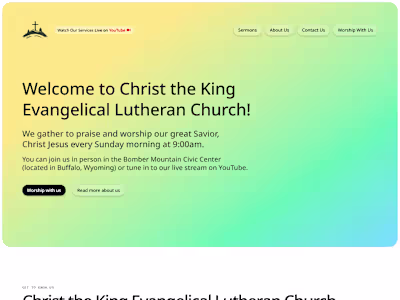 Custom Website & Marketing Strategy for a New Church