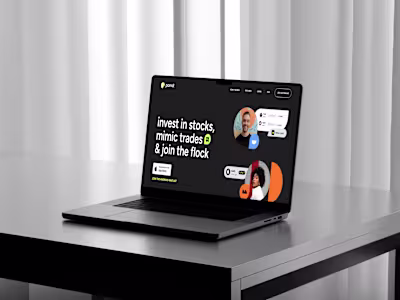 Parrot Finance – Webflow Development 
