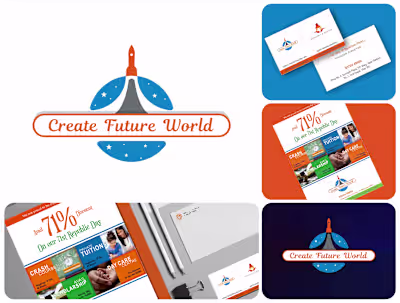 Logo, Branding, Brochure Banner Designs For Create Future World 