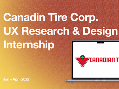 Canadian Tire Internship