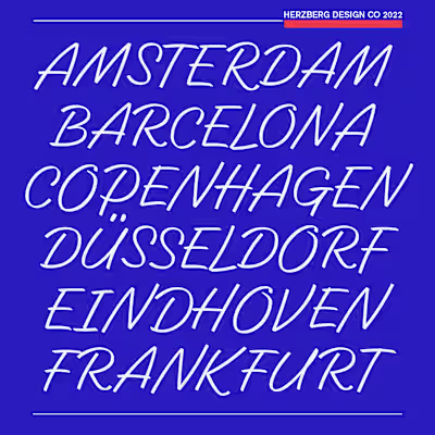 Concierge Script | Custom Typeface