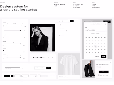 SaaS UI Design System