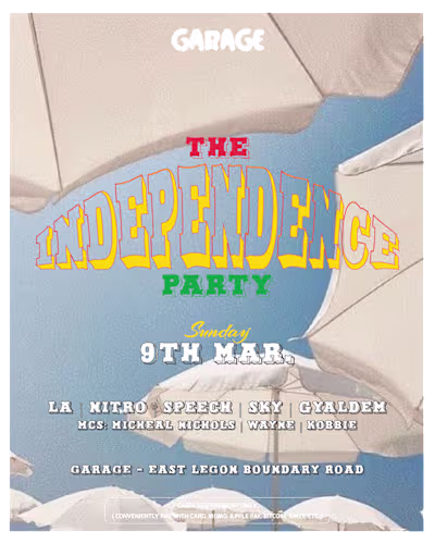 Posters for Garage Bar &