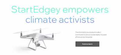 Landing Page for Green Data Capture