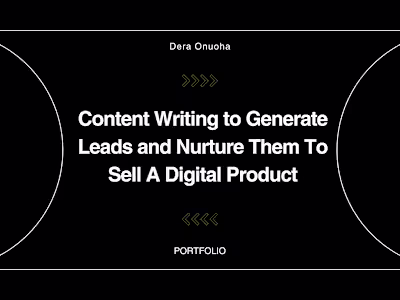 Content Writing Sequence to Generate Leads for Digital Product