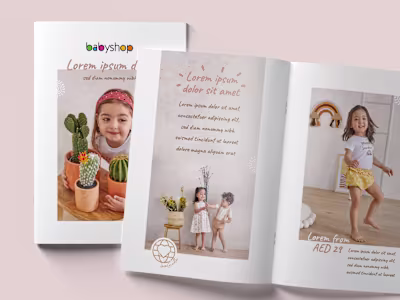 Catalogue template design