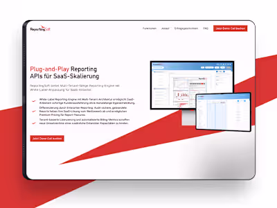 SaaS Landing Page Design