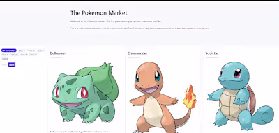 Pokemarket E-commerce Platform Development