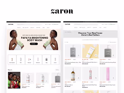 Full-Stack eCommerce website Redesign
