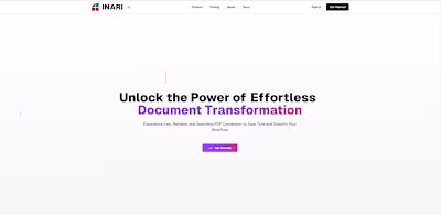 SaaS PDF conversion API service