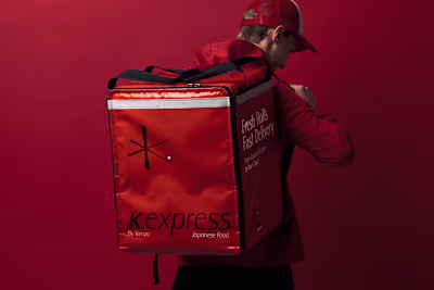 Stylish Visual Identity for K.Express Japanese Food Restaurant
